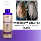 Escova Progressiva Para Cabelos Loiros Silicon Hair Blond Detra