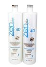 Escova Progressiva Plástica Dos Fios 4D Zen Hair 2X1 L