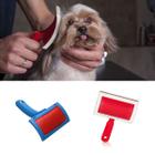 Escova Rasqueadeira Massageador Cerdas Aço Cães Gatos Pets - PETS BRUSH