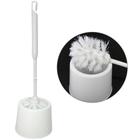 Escova Sanitária com suporte de plastico redondo branco 32cm - Cosy