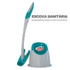 Escova Sanitaria Emborrachada Com Suporte