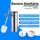 Escova Sanitária Vaso Limpeza de Privada Banheiro Lavatina com Suporte