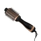 Escova Secadora Gama Stylish Keration Brush 3D, Preto/Cobre Metálico Bivolt