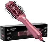 Escova Secadora Taiff Gloss Rose 1200W, 3 Níveis de Velocidade e Temperatura 180ºc Bivolt