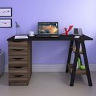 Escrivaninha Cavalete Home Office Spirit Ipe Preto