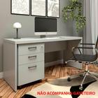 Escrivaninha Home Office 150cm Tampo 40mm Pés Painel - F5 Office G