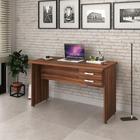 Escrivaninha Mesa De Escritório 1,20m Tampo 30mm C/02gavetas