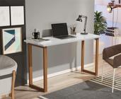 Escrivaninha Mesa de Estudo Trabalho Home Office 90 cm Tampo OffWhite