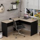 Escrivaninha Mesa Escritório em L 120x150cm Tampo 30mm