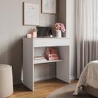 Escrivaninha Para Computador com 1 Gaveta Ideal Para Home Office ou Estudos Compacta e Resistente Com Facil Montagem