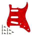 Escudo PHX Para Guitarra Strato 3S Perolado Vermelho 67C RD