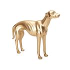 Escultura Cachorro Em Poliresina Dourado 20 Cm Mart 13896