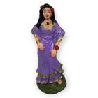 Escultura Cigana Em Resina 15 Cm Umbanda Candomblé
