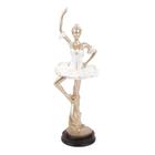 Escultura de Bailarina em Resina Colorida - Pose 3