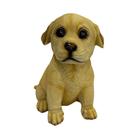 Escultura de Resina Cachorro Labrador - 17,5CM