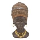 Escultura decorativa africana rustica em resina - Espressione