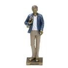 Escultura Decorativa Profissões Homem Arquiteto 25,5 Resina - MABRUK