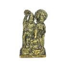 Escultura Deuses Indiano Sagrada Família Shiva 2,8 cm Metal