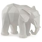 Escultura elefante em poliresina 20x26x16cm mart