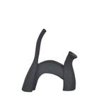 Escultura Estatueta Gato Preto Gatti G 22,5 Cm - Casa Corada