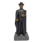 Escultura Exú Cartola 10,5Cm Em Resina Umbanda Candomblé