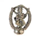 Escultura Ganesh No Portal 3 Cm Dourado Em Metal