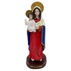 Escultura Nossa Senhora Da Saúde 15 Cm Em Resina Traz Boa