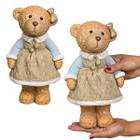 Escultura Urso Resina Baby Decoração Sala Quarto 29X14Cm - Lu