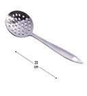 Escumadeira pequena aço inox multiuso 23cm para cozinha