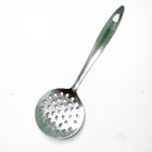 Escumadeira pequena aço inox multiuso 23cm pra cozinha