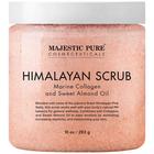 Esfoliante corporal MAJESTIC PURE Himalayan Pink Sal com colágeno 300mL