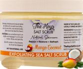 Esfoliante corporal The Keys Mango Coconut Sea Salt 355mL com colher