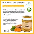 Esfoliante facial e corporal - Açafrão - restaura a pele e equilibra seus mecanismos de defesa-260ml