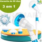 Esfregão Elétrico Vassoura Spin Mop Recarregável Scrubber Portátil Bivolt