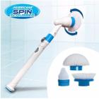 Esfregão Escova De Limpeza Vassoura Mop Elétrica Recarregável Giratória 360 Banheiro Azulejo Carro