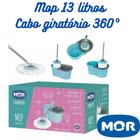 Esfregão Mop Giratório 360 Limpeza Prática 13 litros Mor