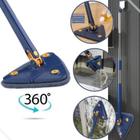 Esfregao Triangular Mop Limpeza Vassoura Mágica 360 Rotativa