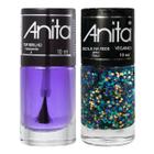 Esmalte Bola Na Rede Coleção É Copaaa + Top Brilho 10ml Anita