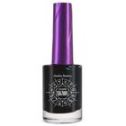 Esmalte Coleção Signo Sagitário Unha Cor Preto Abelha Rainha Secagem Rápida Longa Duração REF 4911