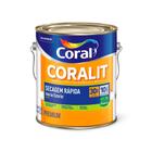Esmalte Coralit Base Água Secagem Rápida Branco 3,6L