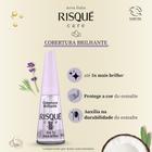 Esmalte Extra Brilho Cobertura Brilhante Risqué Care 5x