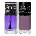 Esmalte Novelinha coreana Coleção Jéssica Riviery + Top Brilho 10ml Anita