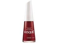 Esmalte Risqué Carmim Vermelho Cremoso - Hipoalergênico 8ml