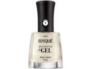 Esmalte Risqué Diamond Gel Branco Camafeu - Cremoso Hipoalergênico 9,5ml