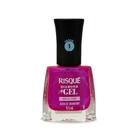 Esmalte Risqué Diamond Gel Cor Licor de Cranberry Metálico 9,5ml