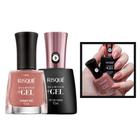 Esmalte Risque Diamond Gel Espumante Rose + Top Coat 9,5ml