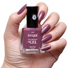 Esmalte Risque Efeito Gel Veludo Rose