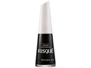 Esmalte Risqué Escuros Preto Sépia Cremoso - Hipoalergênico 8ml