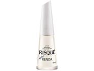 Esmalte Risqué Natural Novo Renda Branco - Hipoalergênico 8ml