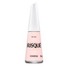 Esmalte Risque Rosa Natural Condessa 8Ml Secagem Rapida